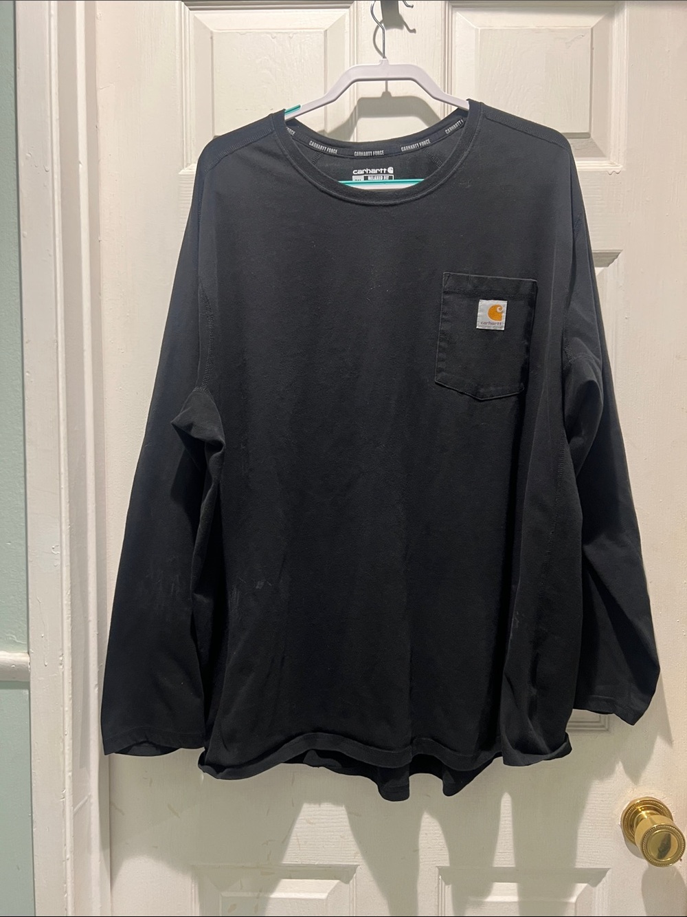 Carhartt Men’s Black Long Sleeve T-Shirt